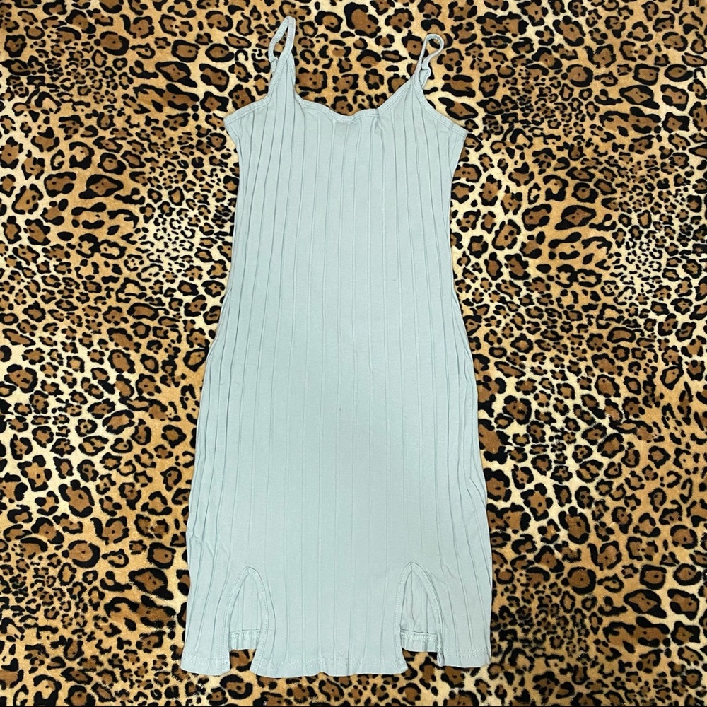 SHEIN Split Hem Rib Knit Dress